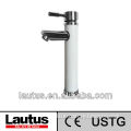 White marble bathroom and kitchen sink stone faucet